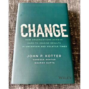 Wiley Change Hardcover Book John P Kotter Leadership Management